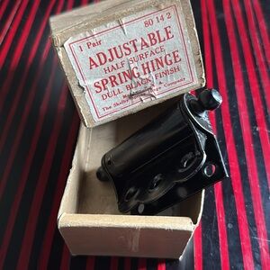 Vintage spring hinge